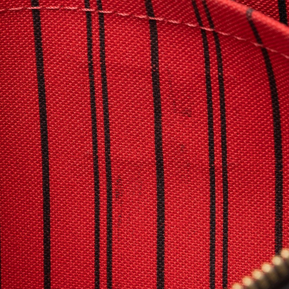 Louis Vuitton Damier Ebene Neverfull MM Pochette (SHF-22053)