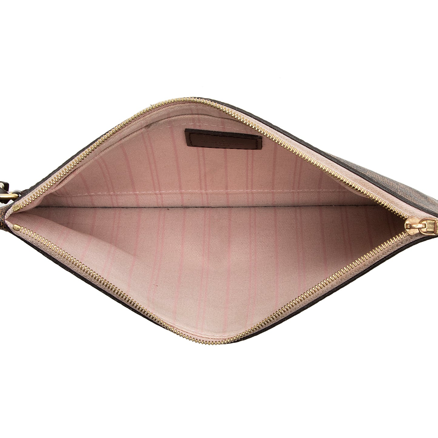 Louis Vuitton Damier Ebene Neverfull MM Pochette (SHF-22351)