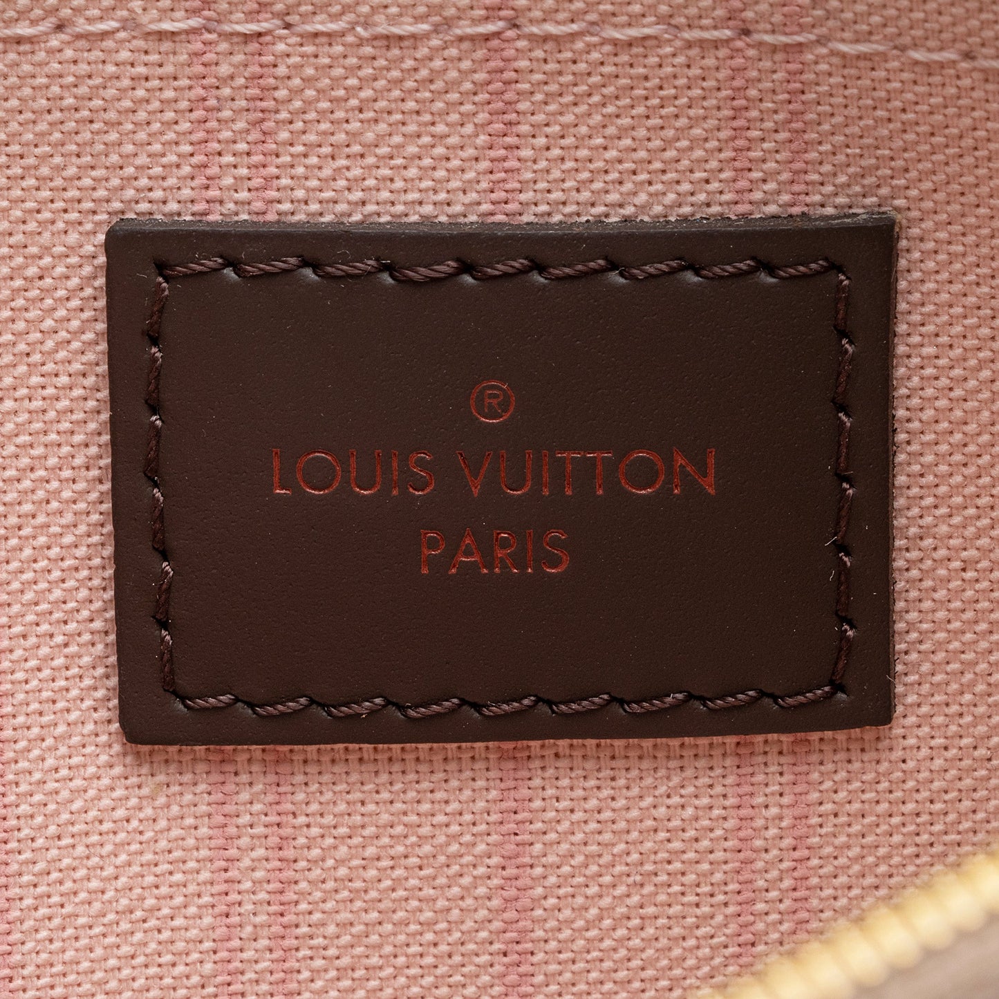 Louis Vuitton Damier Ebene Neverfull MM Pochette (SHF-22351)
