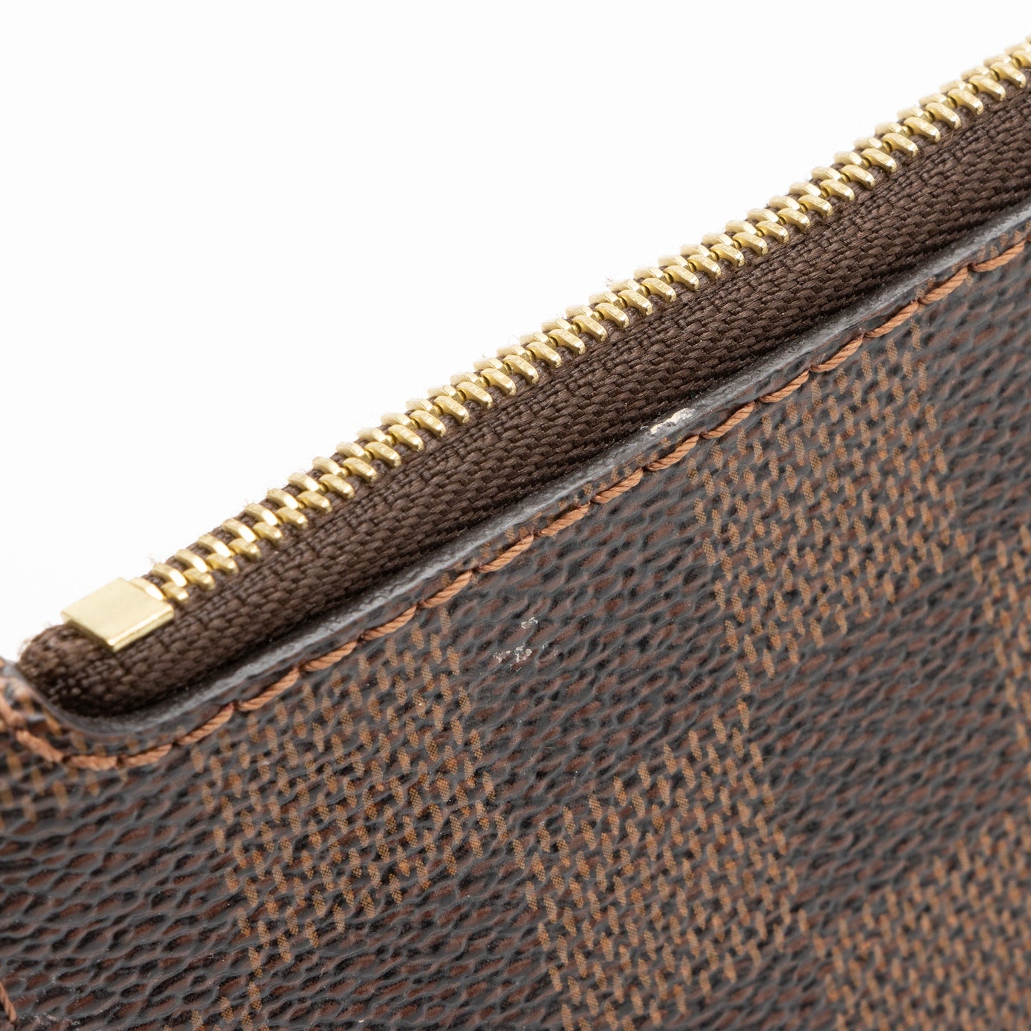 Louis Vuitton Damier Ebene Neverfull MM Pochette (SHF-23456)
