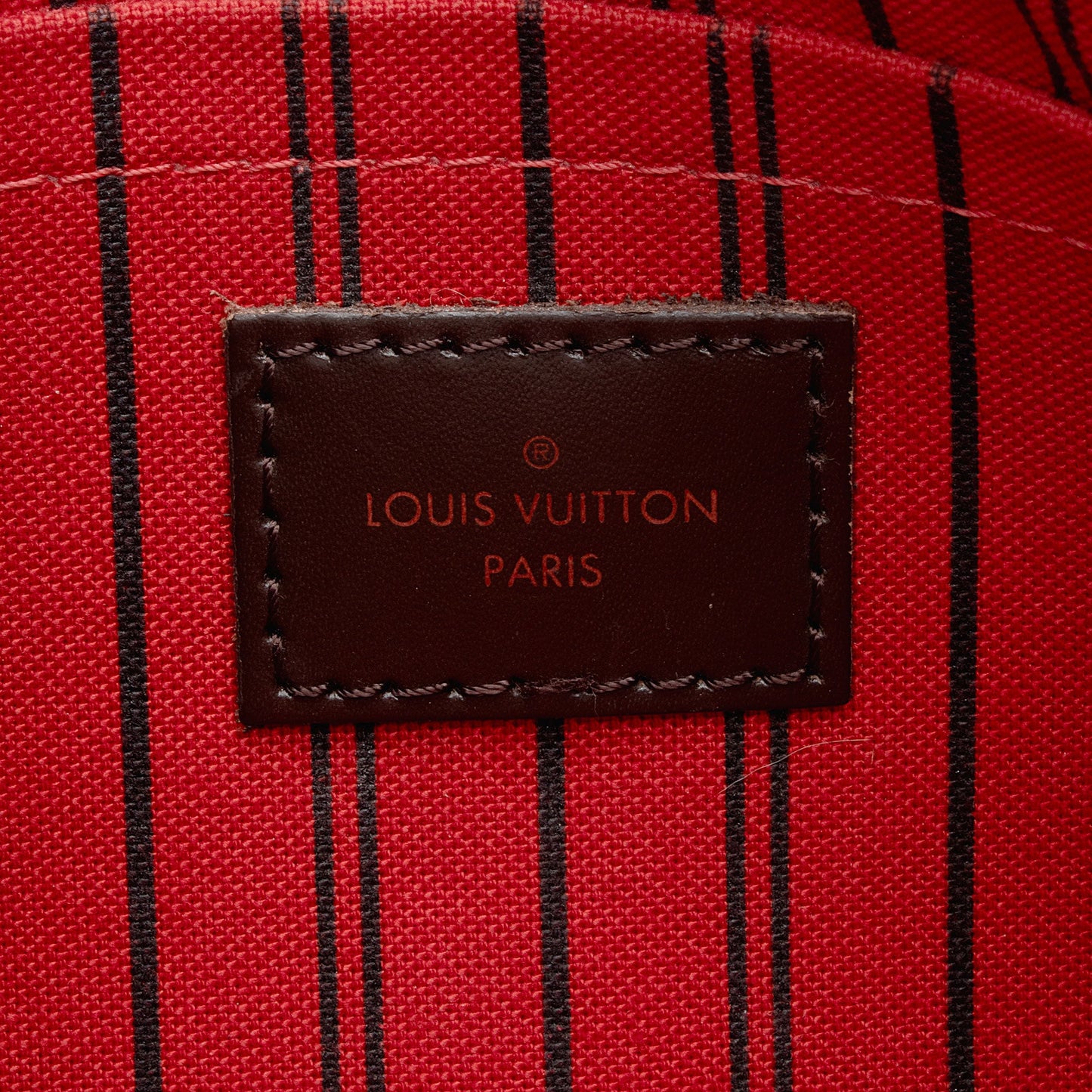Louis Vuitton Damier Ebene Neverfull MM Pochette (SHF-lNhFi5)