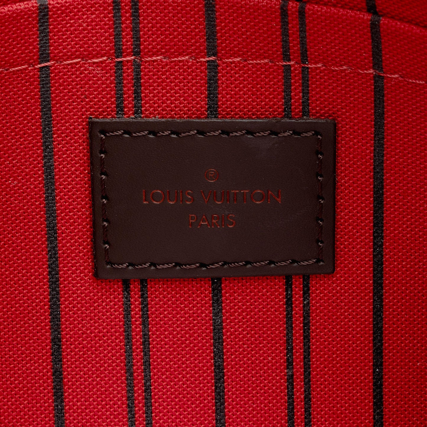 Louis Vuitton Damier Ebene Neverfull MM Pochette (SHF-kT5K5W)