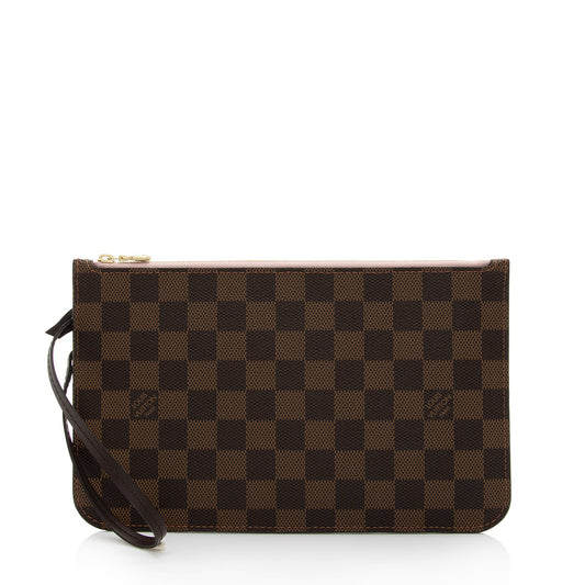 Louis Vuitton Damier Ebene Neverfull MM Pochette (SHF-o0z0so)