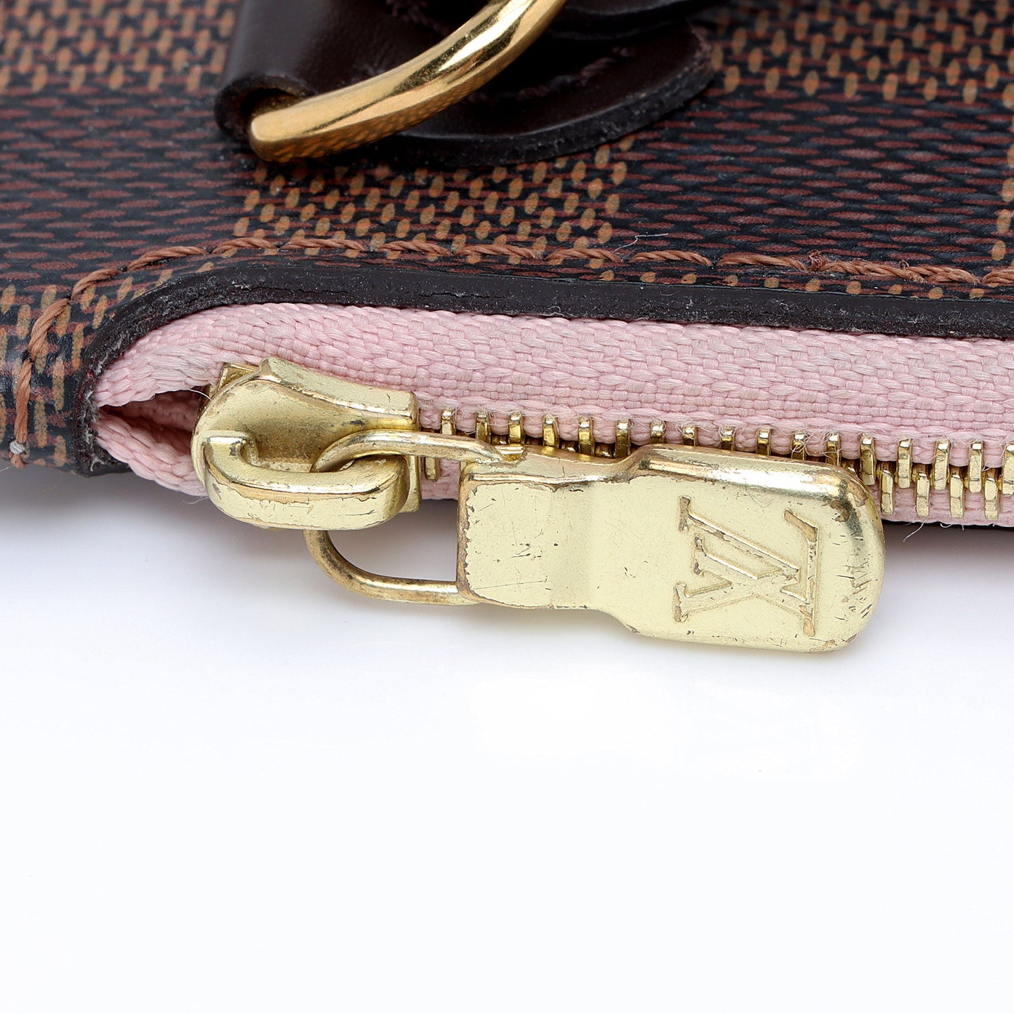 Louis Vuitton Damier Ebene Neverfull MM Pochette (SHF-OvClNn)