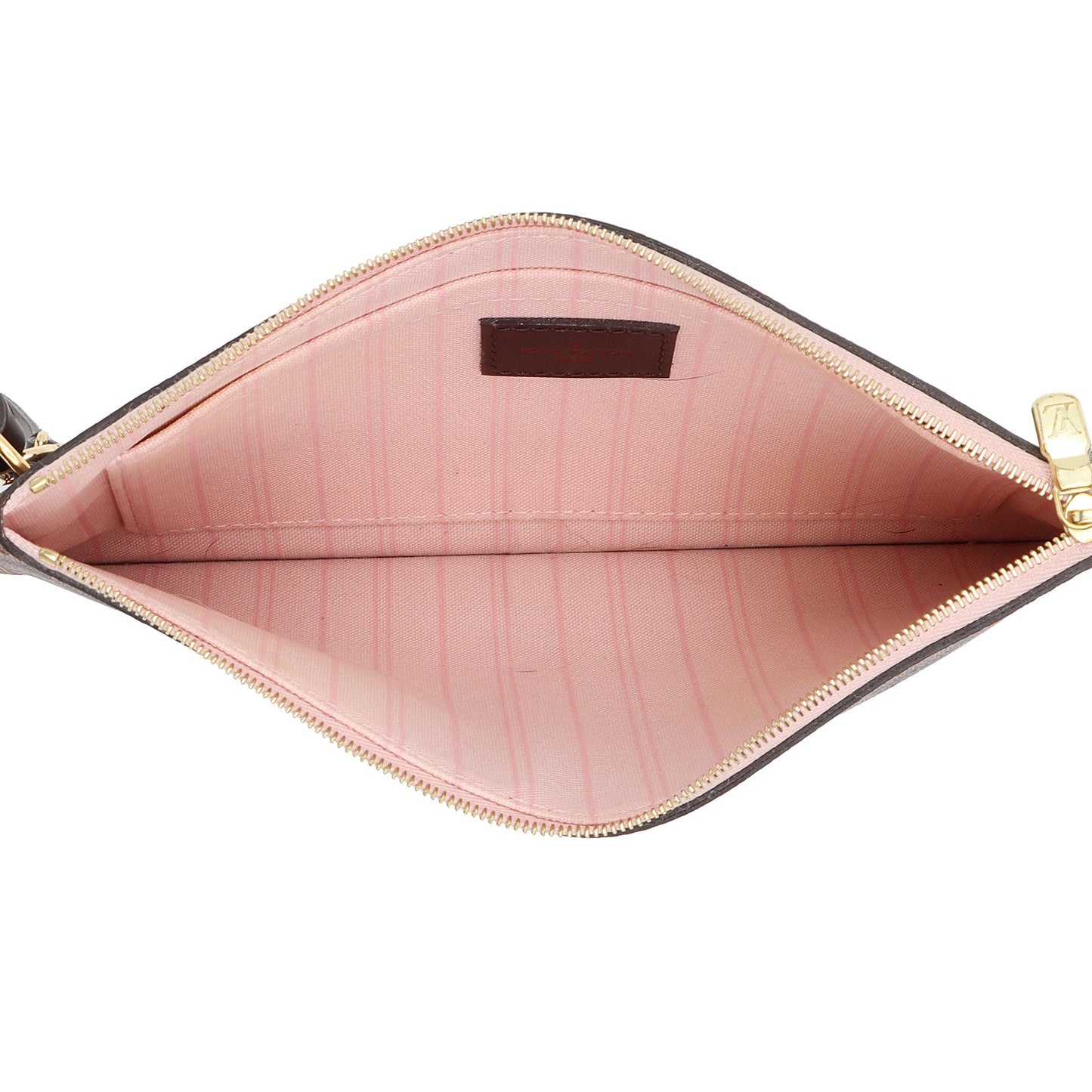 Louis Vuitton Damier Ebene Neverfull MM Pochette (SHF-OvClNn)