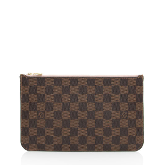 Louis Vuitton Damier Ebene Neverfull MM Pochette (SHF-8JuLUH)