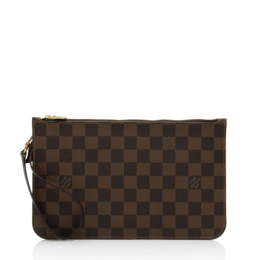 Louis Vuitton Damier Ebene Neverfull MM Pochette (SHF-JnJKpe)