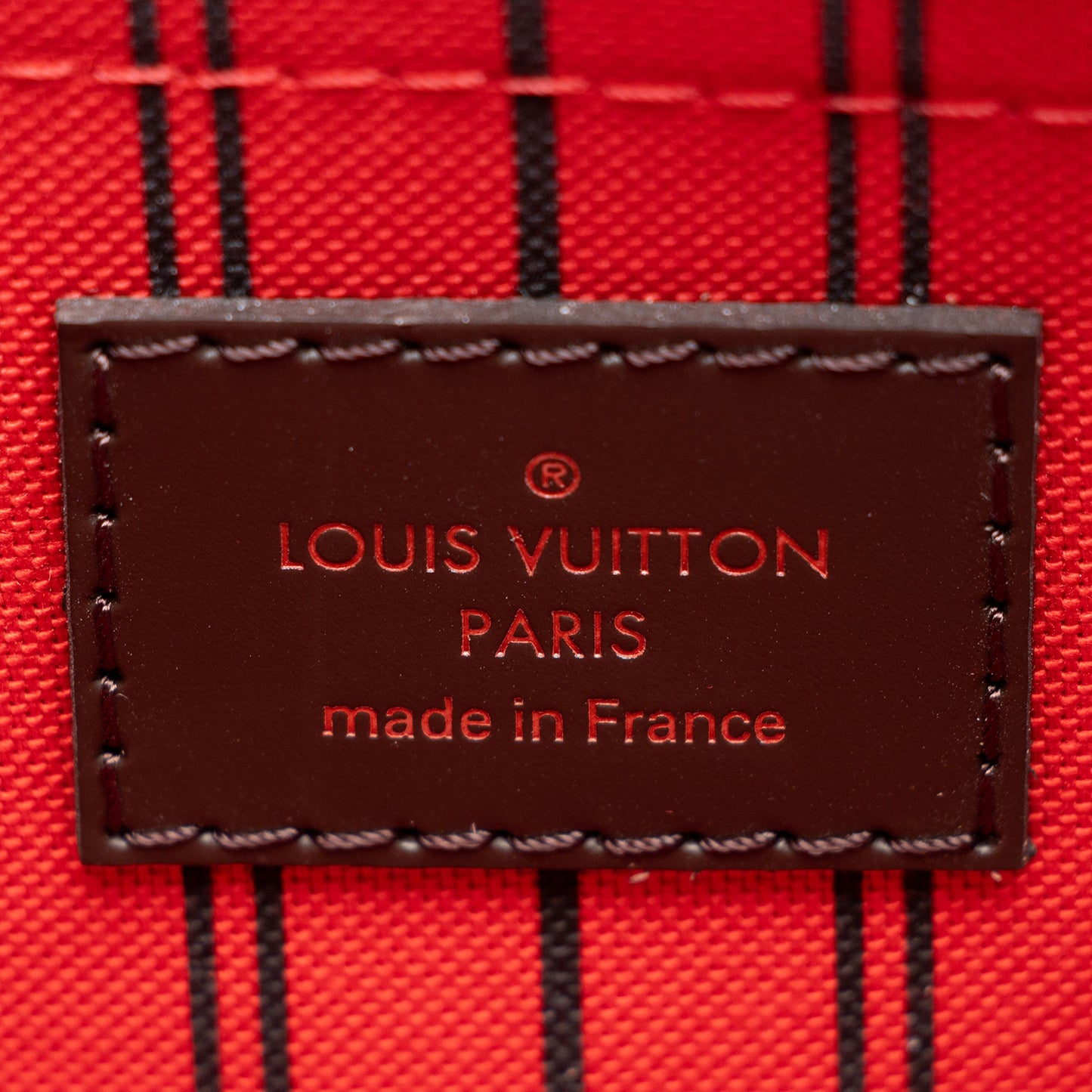 Louis Vuitton Damier Ebene Neverfull MM Pochette (SHF-JnJKpe)