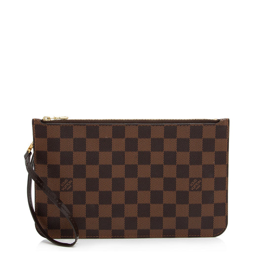 Louis Vuitton Damier Ebene Neverfull MM Pochette (SHF-iiFn5Y)