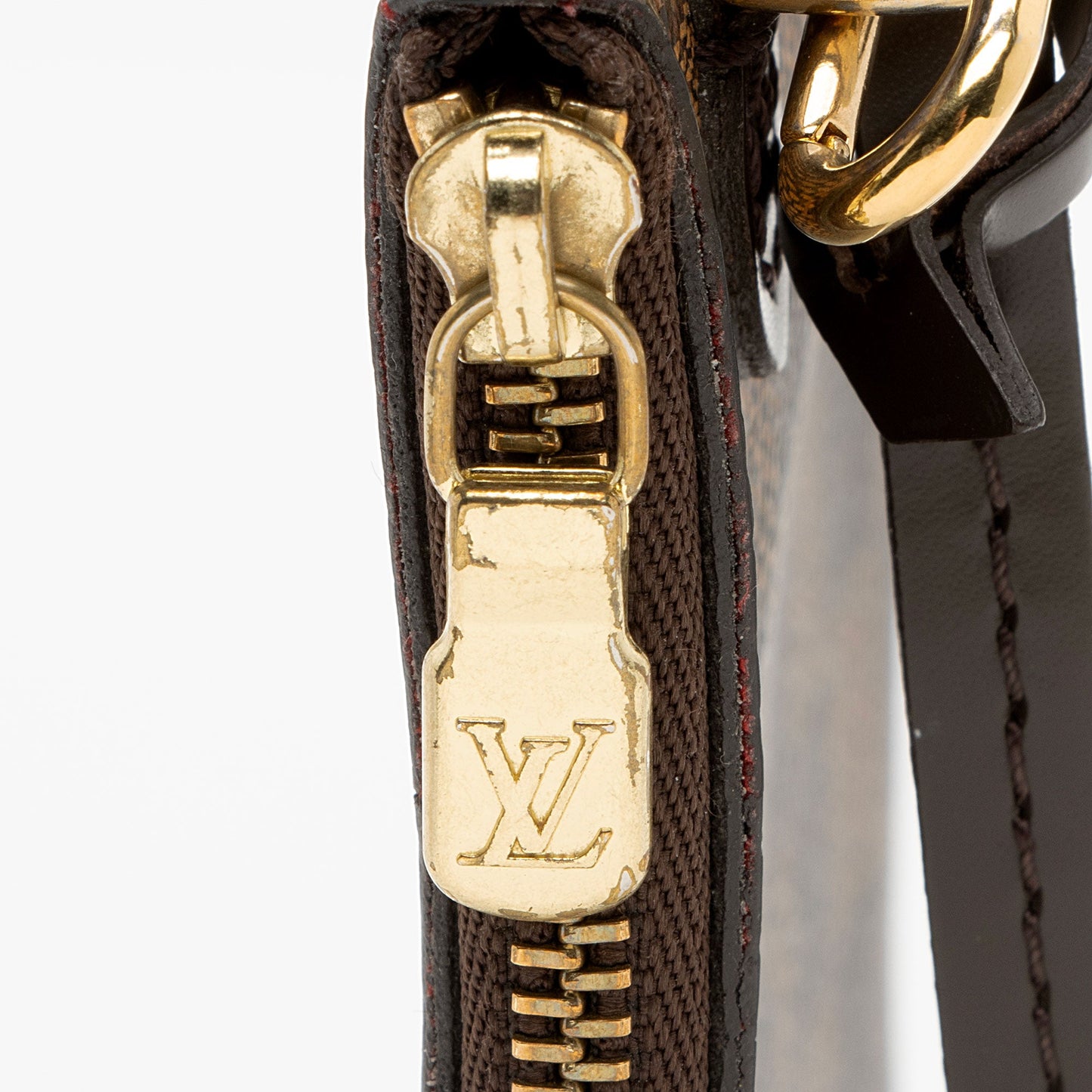 Louis Vuitton Damier Ebene Neverfull MM Pochette (SHF-qB0zem)