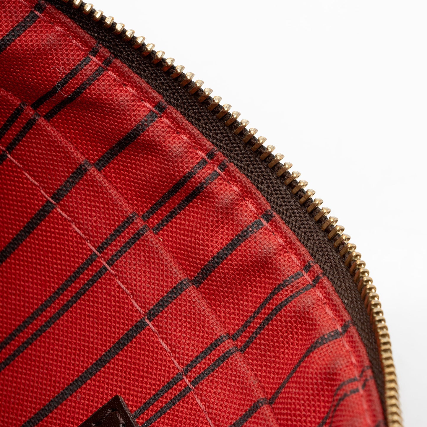 Louis Vuitton Damier Ebene Neverfull MM Pochette (SHF-qB0zem)