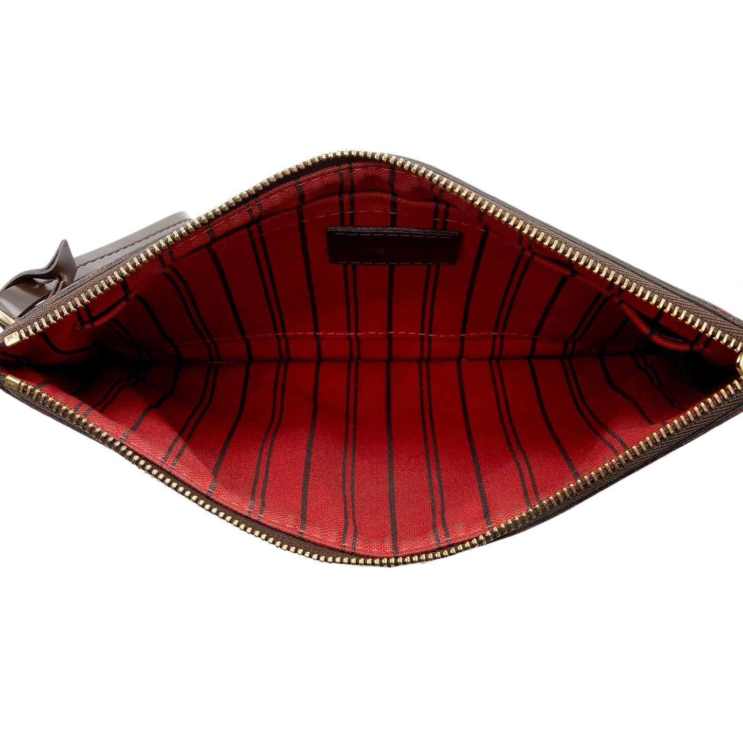 Louis Vuitton Damier Ebene Neverfull MM Pochette (SHF-qB0zem)