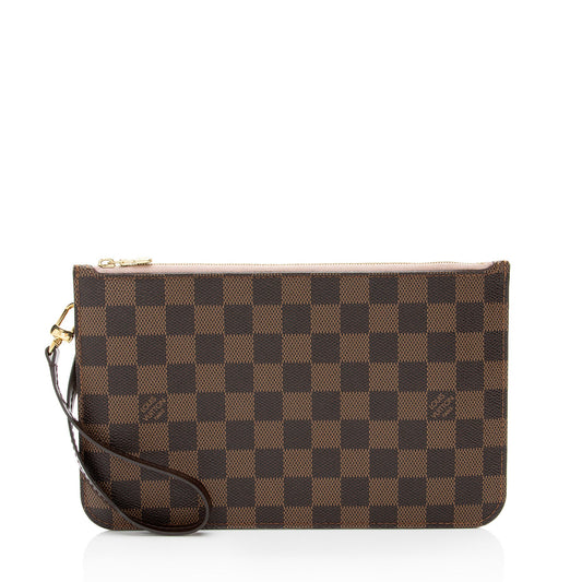 Louis Vuitton Damier Ebene Neverfull MM Pochette