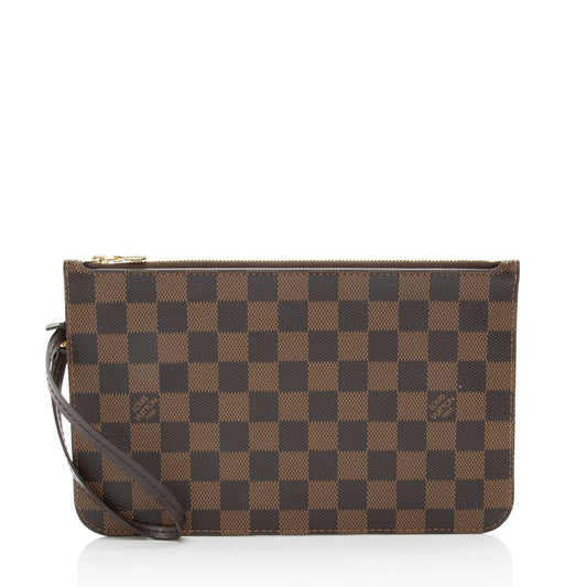 Louis Vuitton Damier Ebene Neverfull MM Pochette