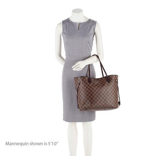 Louis Vuitton Damier Ebene Neverfull MM Tote (SHF-17409)