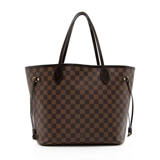 Louis Vuitton Damier Ebene Neverfull MM Tote (SHF-18538)