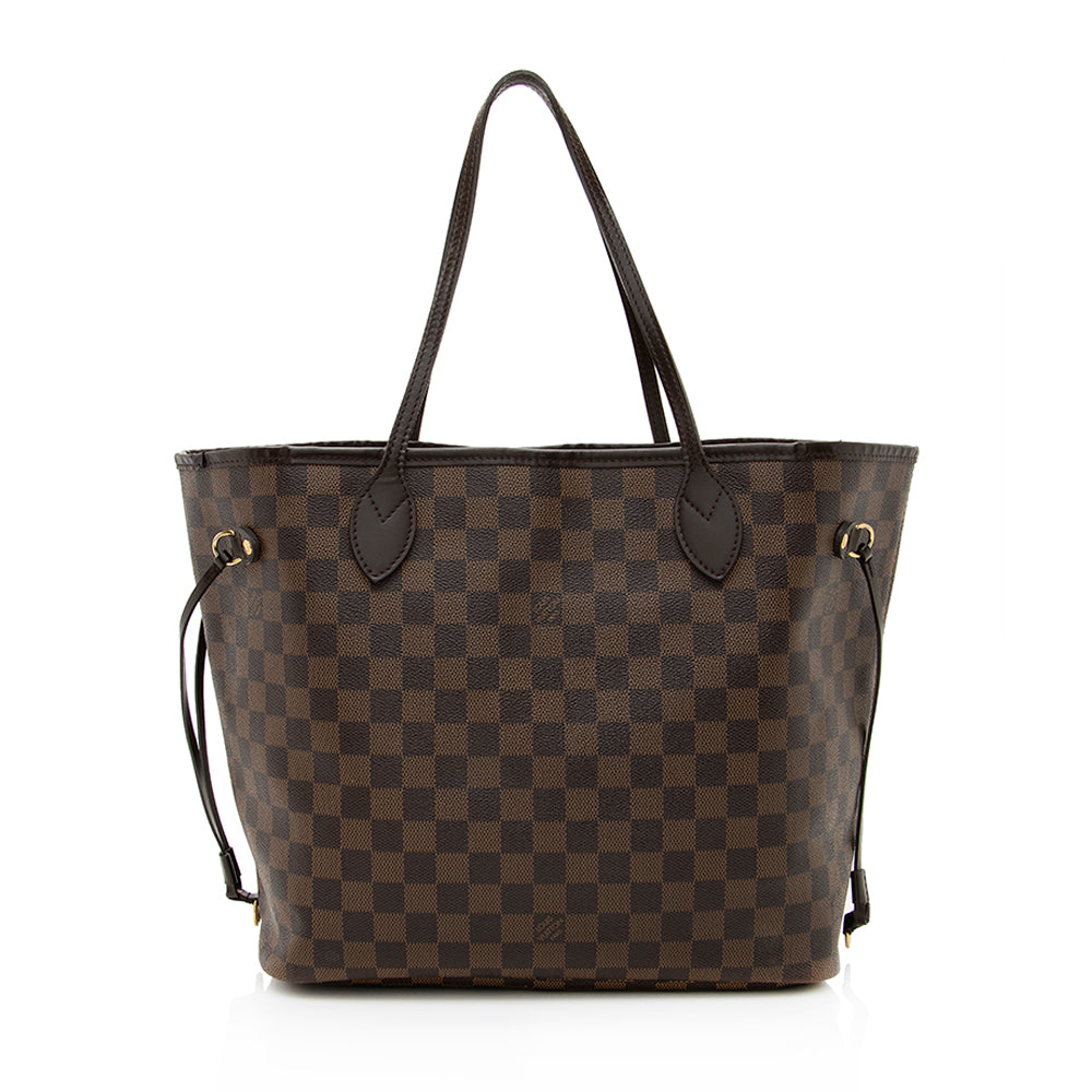 Louis Vuitton Damier Ebene Neverfull MM Tote -  (SHF-19445)