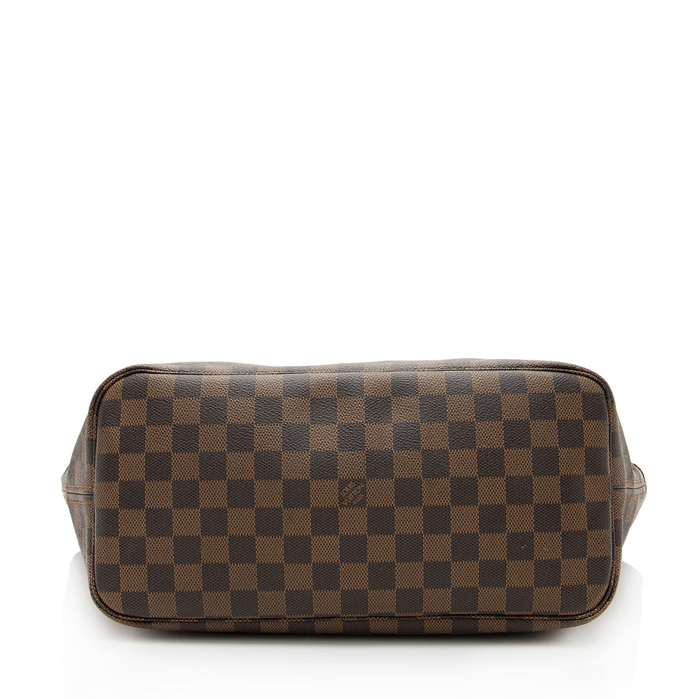Louis Vuitton Damier Ebene Neverfull MM Tote -  (SHF-19445)