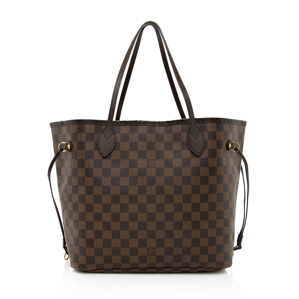 Louis Vuitton Damier Ebene Neverfull MM Tote -  (SHF-19445)