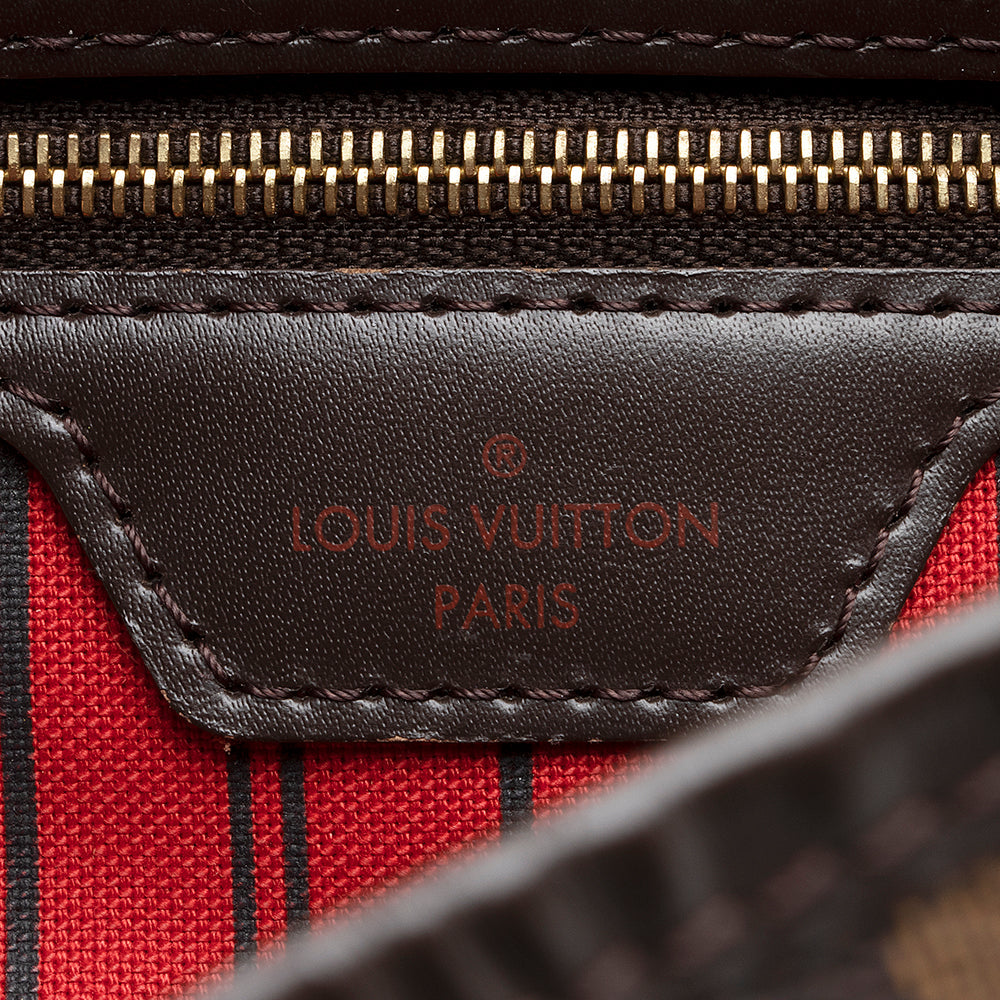 Louis Vuitton Damier Ebene Neverfull MM Tote (SHF-21203)