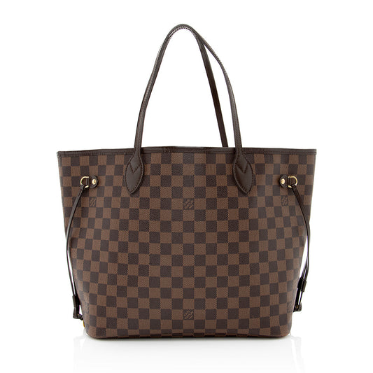 Louis Vuitton Damier Ebene Neverfull MM Tote (SHF-21444)