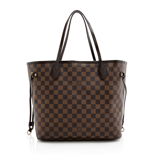 Louis Vuitton Damier Ebene Neverfull MM Tote (SHF-21931)