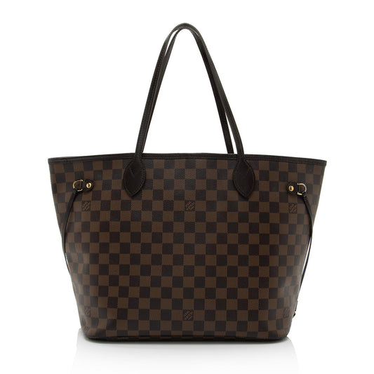 Louis Vuitton Damier Ebene Neverfull MM Tote (SHF-pG95Z6)
