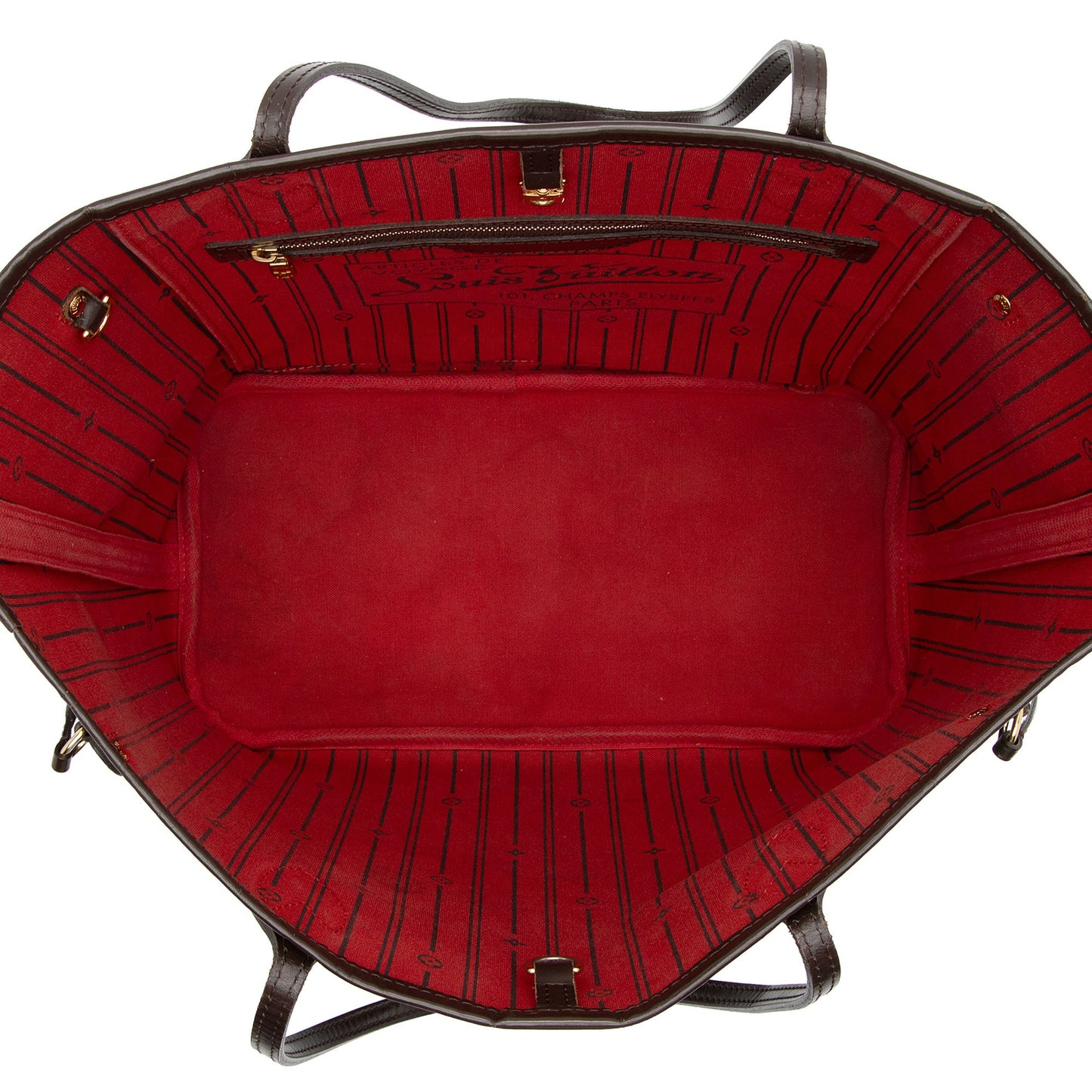 Louis Vuitton Damier Ebene Neverfull MM Tote (SHF-r1UbeE)