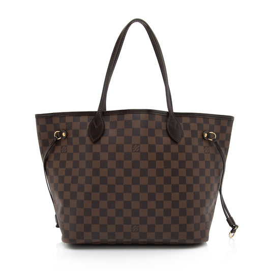 Louis Vuitton Damier Ebene Neverfull MM Tote (SHF-7gknaP)