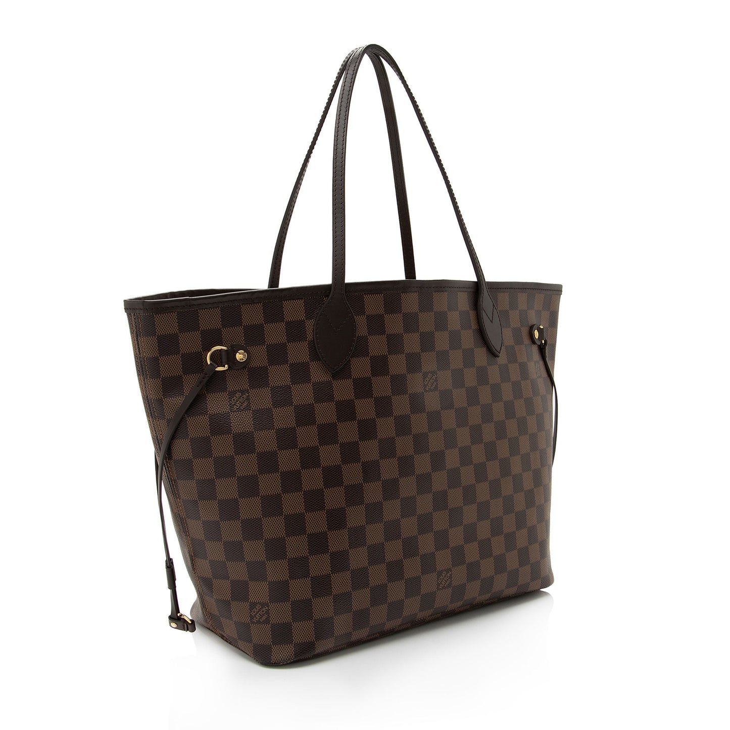 Louis Vuitton Damier Ebene Neverfull MM Tote (SHF-BrNtNW)