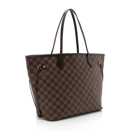 Louis Vuitton Damier Ebene Neverfull MM Tote (SHF-ulQ8HW)