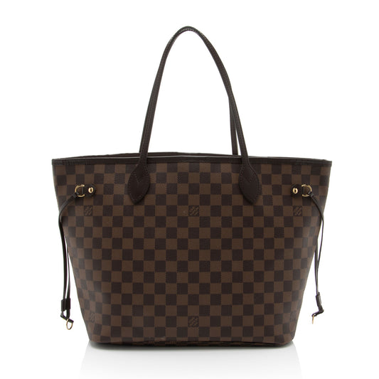 Louis Vuitton Damier Ebene Neverfull MM Tote (SHF-N9w77q)