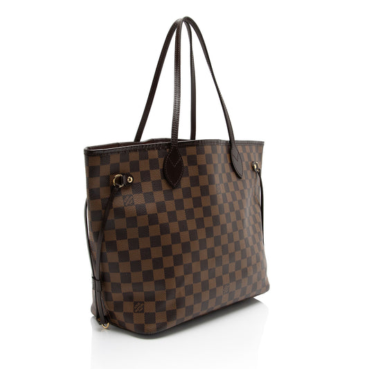 Louis Vuitton Damier Ebene Neverfull MM Tote (SHF-2MpTKF)