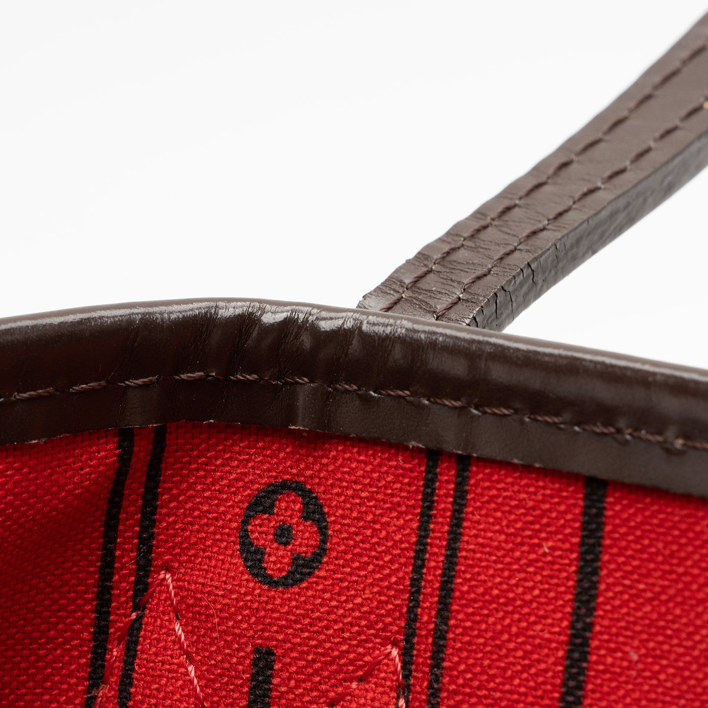 Louis Vuitton Damier Ebene Neverfull MM Tote (SHF-hTP9pR)