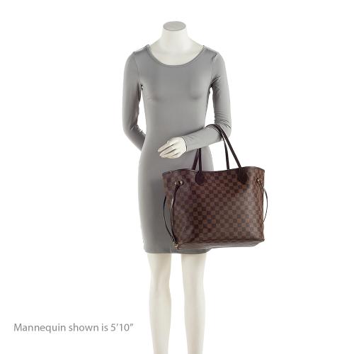 Louis Vuitton Damier Ebene Neverfull MM Tote (SHF-hTP9pR)