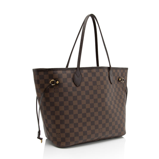 Louis Vuitton Damier Ebene Neverfull MM Tote (SHF-JfUGgm)