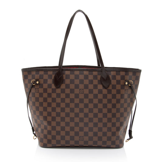 Louis Vuitton Damier Ebene Neverfull MM Tote (SHF-tyDp9G)