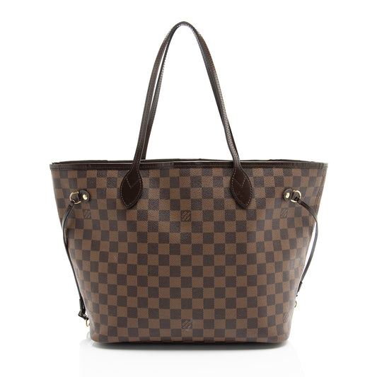 Louis Vuitton Damier Ebene Neverfull MM Tote (SHF-m9oBzp)