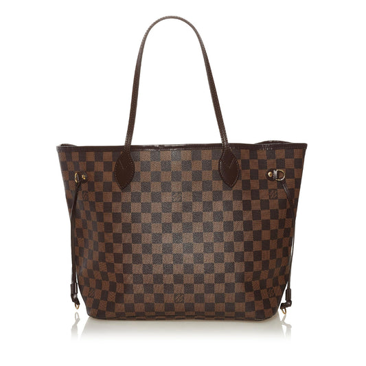 Louis Vuitton Damier Ebene Neverfull MM (SHG-35824)