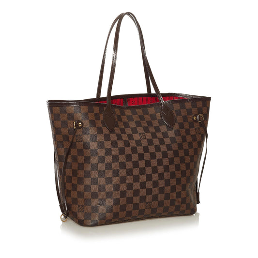 Louis Vuitton Damier Ebene Neverfull MM (SHG-35824)