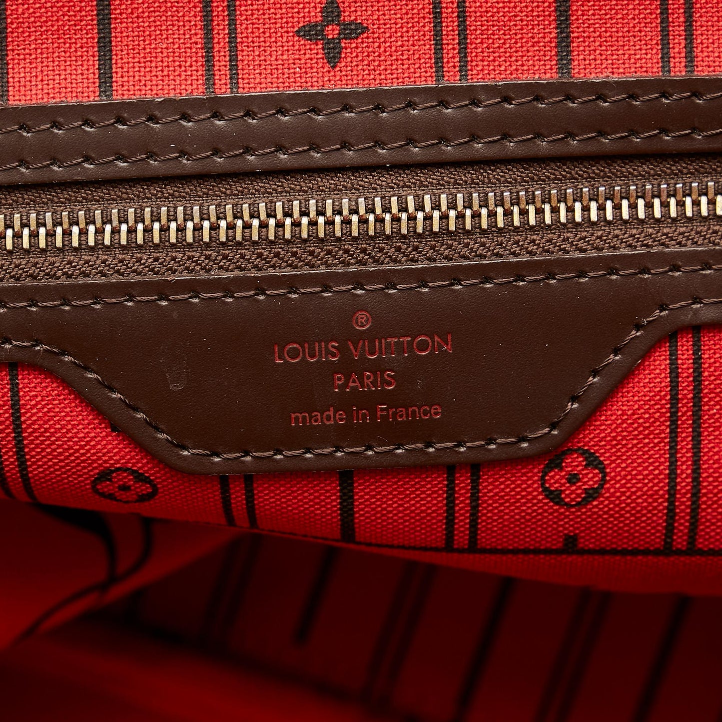 Louis Vuitton Damier Ebene Neverfull MM (SHG-36950)