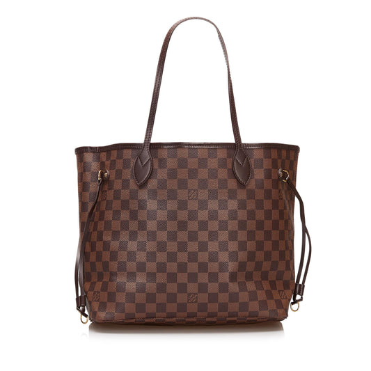 Louis Vuitton Damier Ebene Neverfull MM (SHG-37015)
