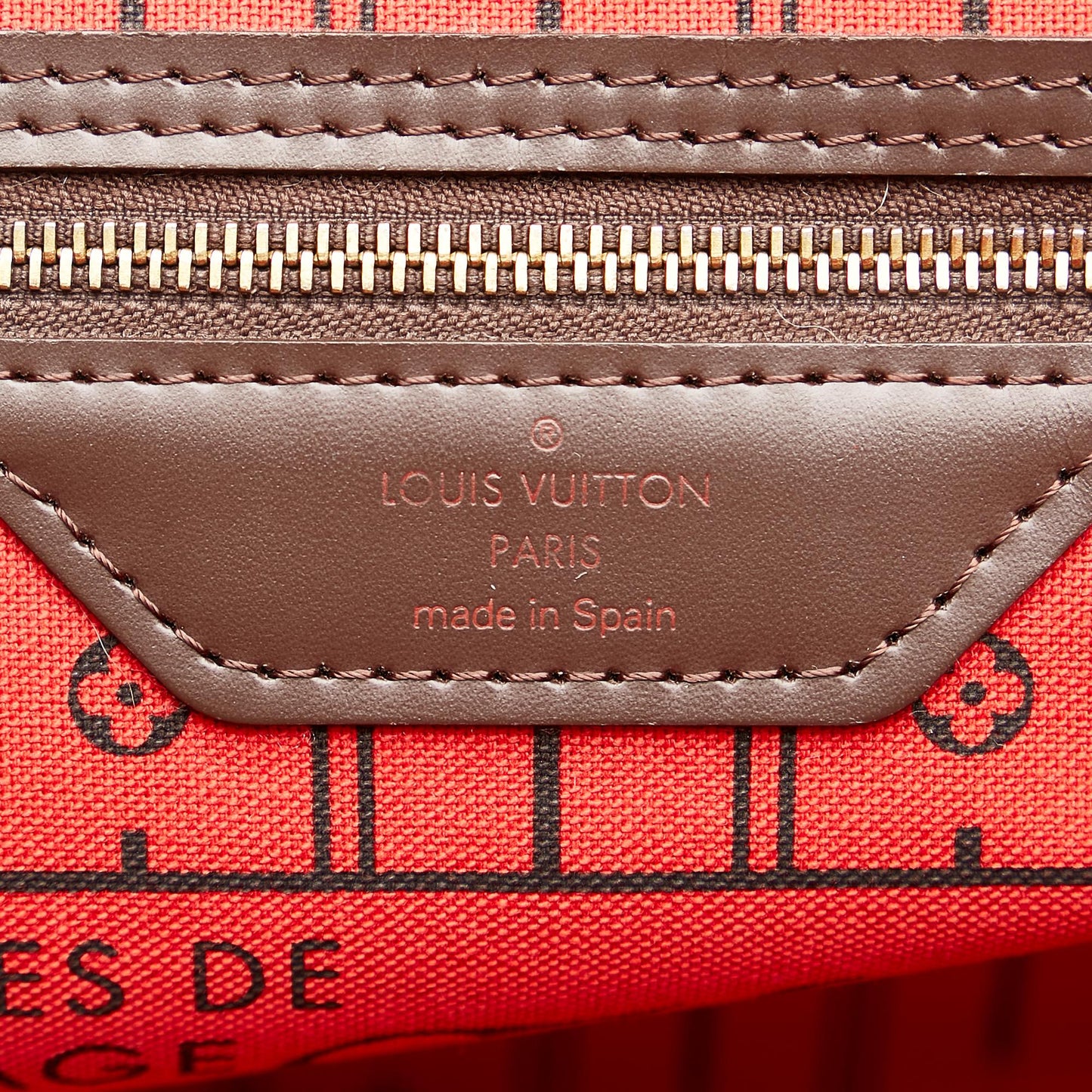 Louis Vuitton Damier Ebene Neverfull MM (SHG-37015)