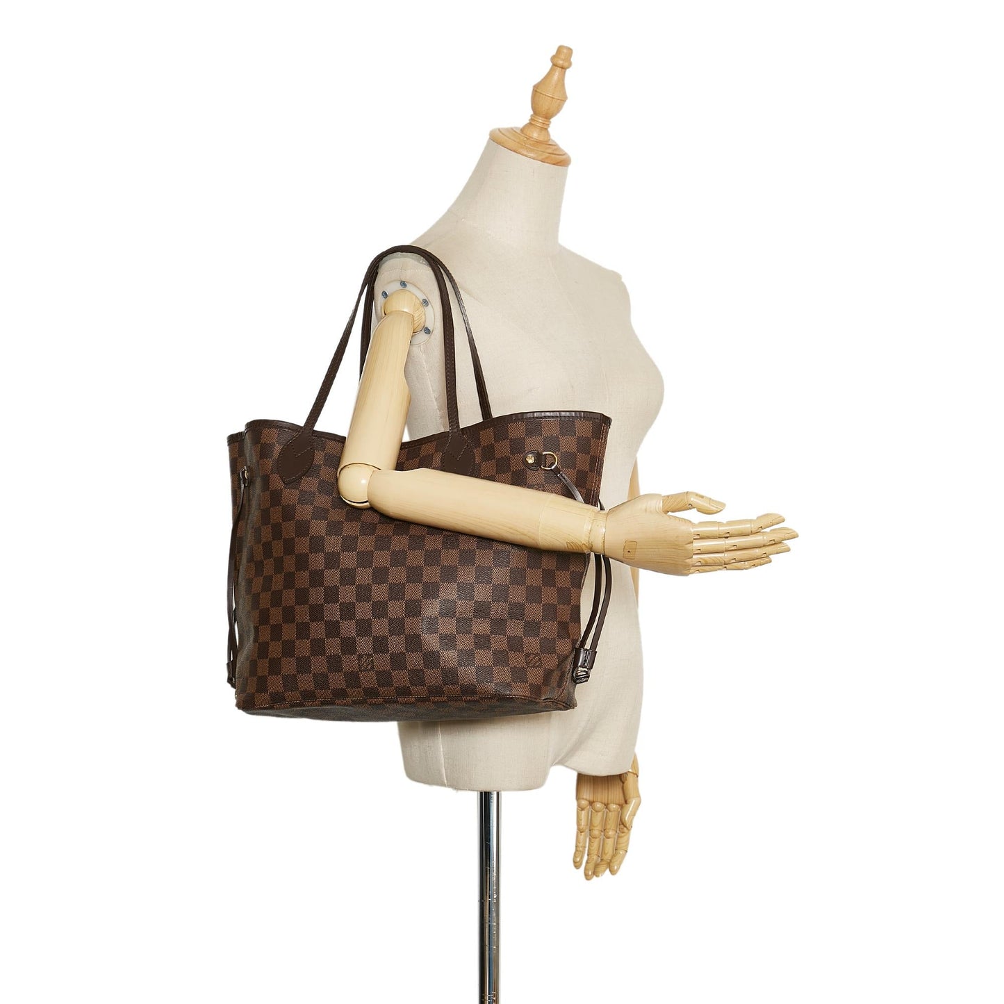 Louis Vuitton Damier Ebene Neverfull MM (SHG-37015)