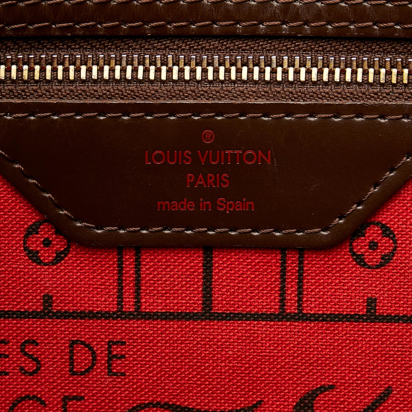 Louis Vuitton Damier Ebene Neverfull MM (SHG-37251)
