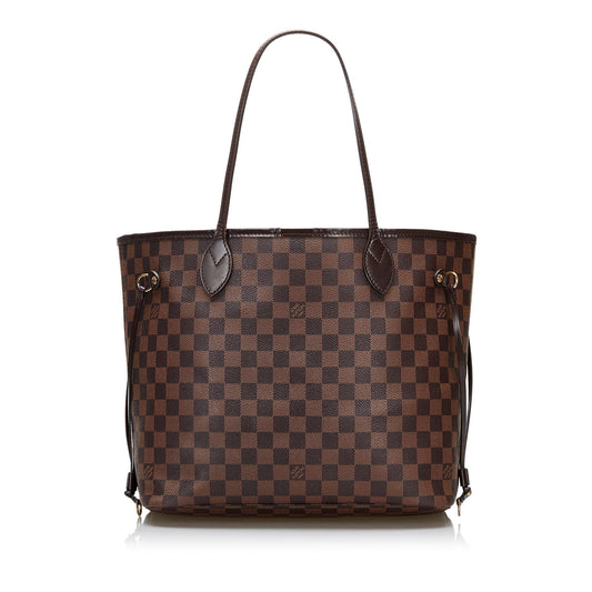 Louis Vuitton Damier Ebene Neverfull MM (SHG-DxxhfJ)
