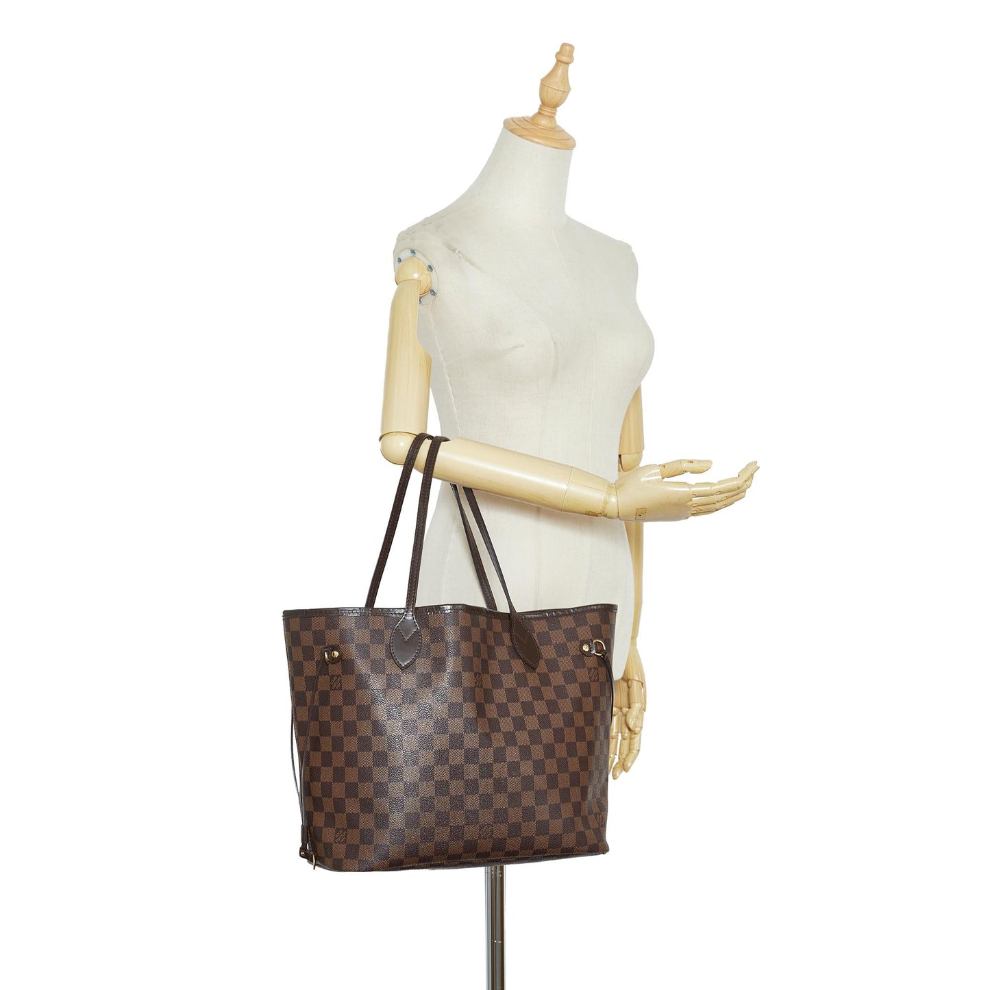 Louis Vuitton Damier Ebene Neverfull MM (SHG-QR88oM)