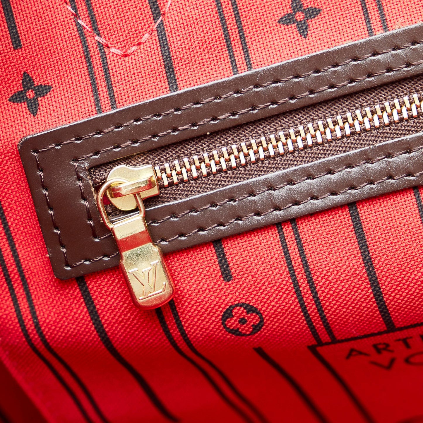Louis Vuitton Damier Ebene Neverfull MM (SHG-O1toAD)