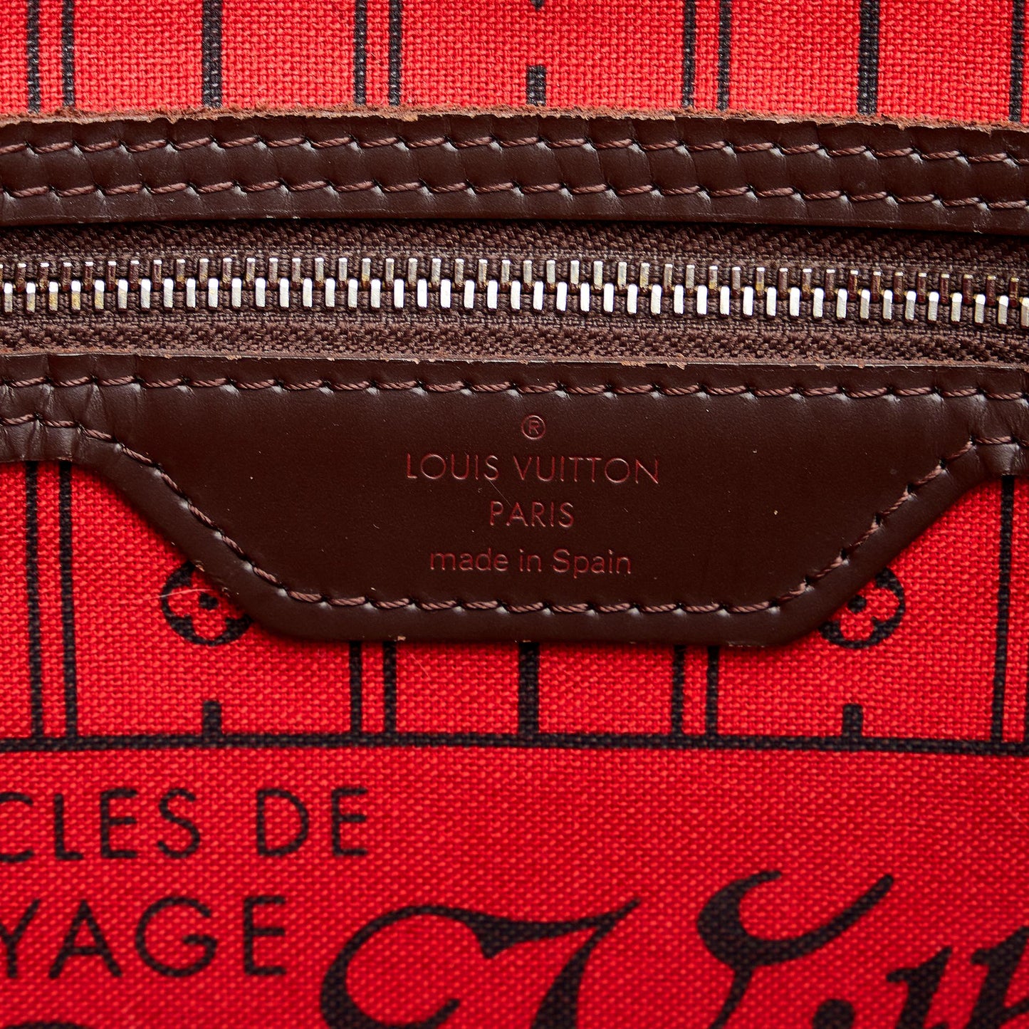 Louis Vuitton Damier Ebene Neverfull MM (SHG-U05uCe)