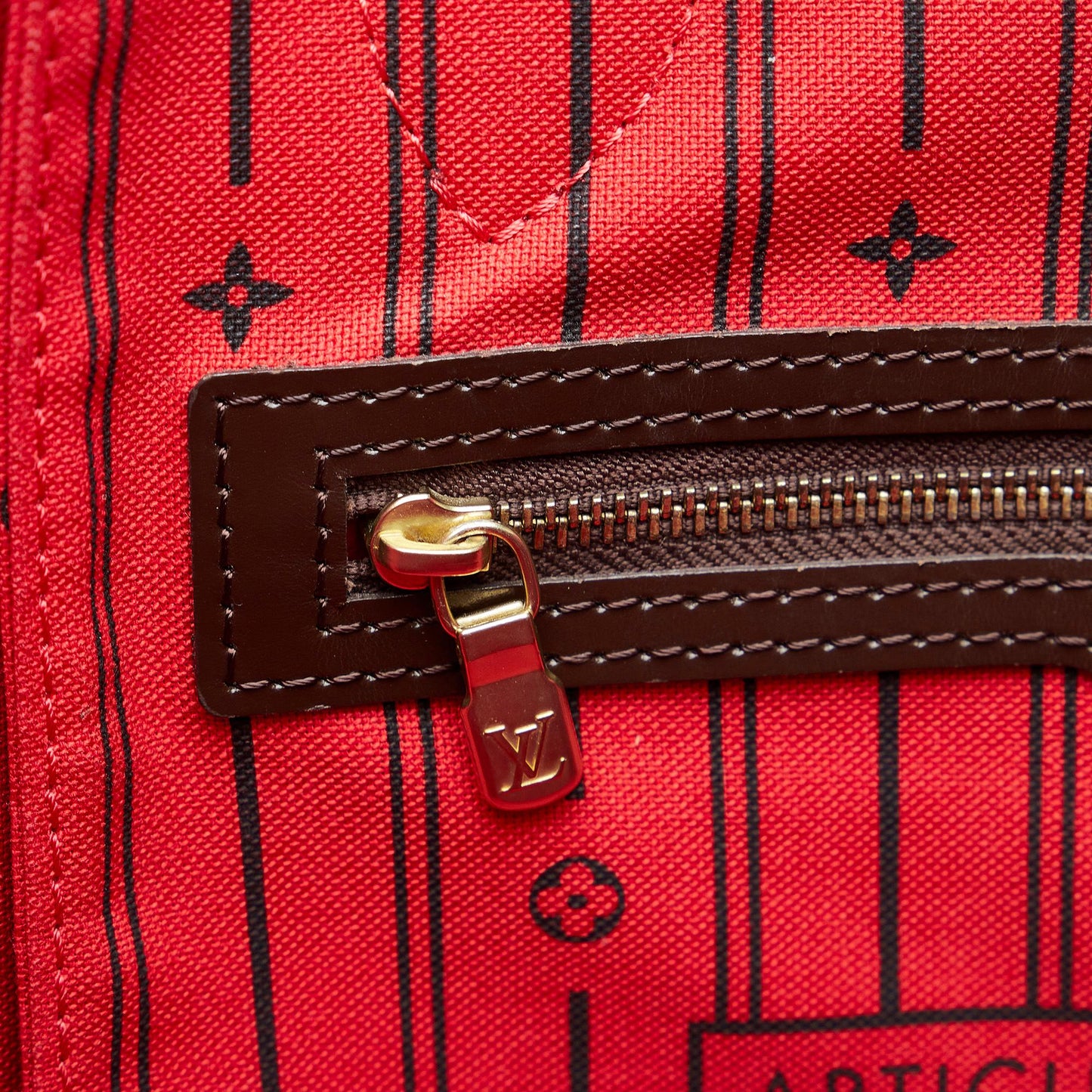 Louis Vuitton Damier Ebene Neverfull MM (SHG-gGAqCN)